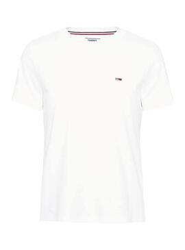 T-Shirt Tommy Jeans Classic Tee Blanc Femme
