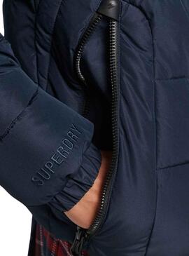 Veste Superdry Spirit Sports Bleu Marine pour Femme