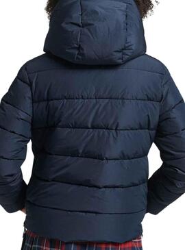 Veste Superdry Spirit Sports Bleu Marine pour Femme