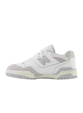 Baskets New Balance BB550 Blanc et Gris