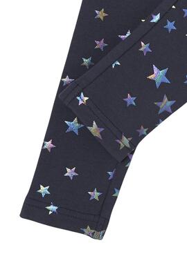 Leggings Name It Étoiles Frosilia Bleu Marine Fille