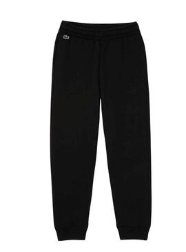 Pantalon Lacoste Survêtement Écologique Noire Garçon Fille