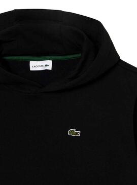 Sweat Lacoste Enfant Noire pour Garçon Fille