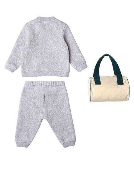 Survetement Pyjama Lacoste Gris pour Bebe