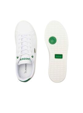 Baskets Lacoste Carnaby Pro Blanc Vert Kids