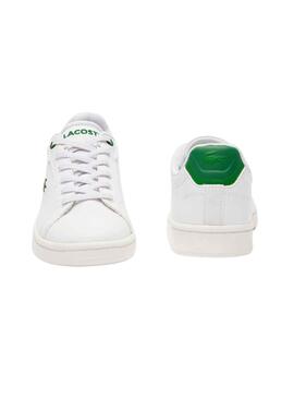 Baskets Lacoste Carnaby Pro Blanc Vert Kids