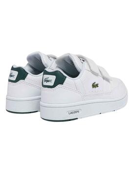 Baskets Lacoste T-Clip Blanc pour Garçons