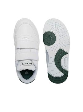 Baskets Lacoste T-Clip Blanc pour Garçons
