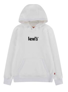 Sweat Levis Logo Pullsur Blanc Garçon