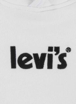 Sweat Levis Logo Pullsur Blanc Garçon