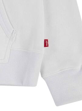 Sweat Levis Logo Pullsur Blanc Garçon