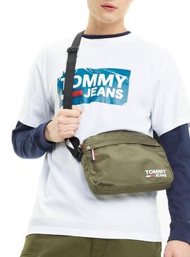 Sac Banane Tommy Jeans Cool City Vert Homme