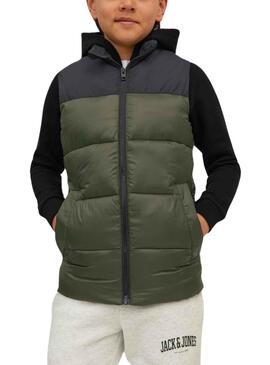 Veste Jack & Jones Corps Toby Vert pour Garçon