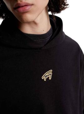 Sweat Tommy Jeans Détendez-vous Signature Noire Homme
