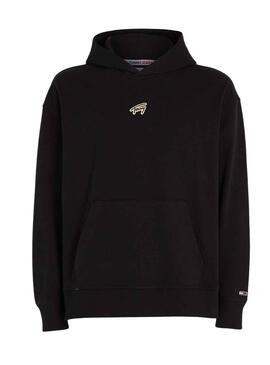 Sweat Tommy Jeans Détendez-vous Signature Noire Homme