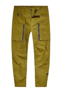 Pantalon G-Star Cargo Zip Skinny Vert pour Homme