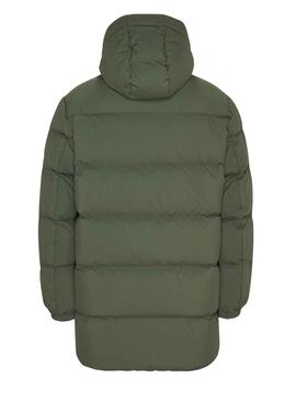 Parka Tommy Jeans Essential Down Vert pour Homme