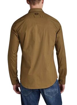 Chemise G-Star Marin Slim Vert pour Homme