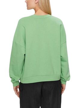 Sweat Only Amour Vert Flores pour Femme