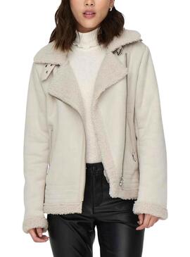 Veste Only Diane Beige pour Femme
