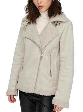 Veste Only Diane Beige pour Femme