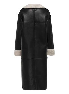 Veste Only Viva Long Noire pour Femme