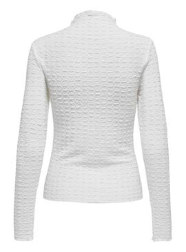 Pull Only Gerda Blanc pour Femme