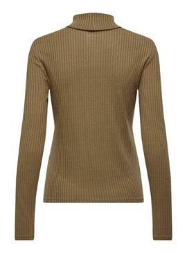 Pull Only Zandra Vert Oscuro pour Femme