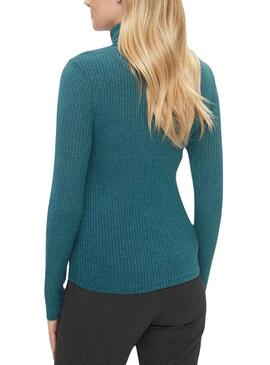 Pull Only Zandra Bleu pour Femme