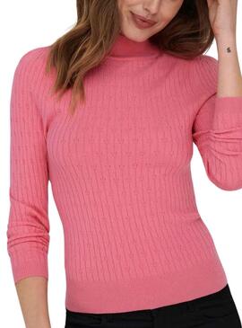 Pull Only Willa Rosa pour Femme