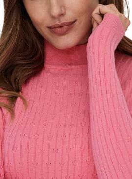 Pull Only Willa Rosa pour Femme