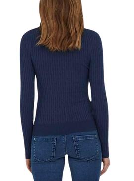 Pull Only Willa Bleu Marine pour Femme
