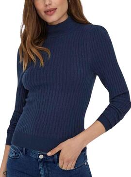 Pull Only Willa Bleu Marine pour Femme