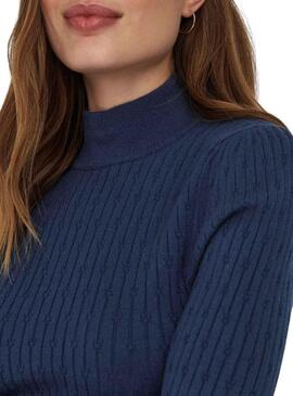 Pull Only Willa Bleu Marine pour Femme