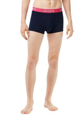 Pack 3 Slip Lacoste Boxers Noire Homme
