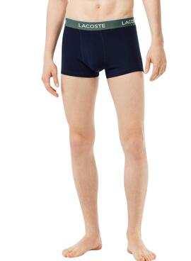 Pack 3 Slip Lacoste Boxers Noire Homme