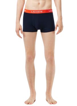 Pack 3 Slip Lacoste Boxers Noire Homme