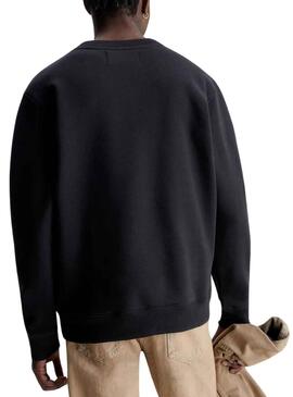 Sweat Calvin Klein Monogram Noire pour Homme