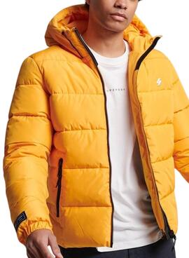 Veste Superdry Sports Puffer Jaune Homme