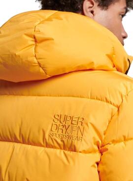 Veste Superdry Sports Puffer Jaune pour Homme