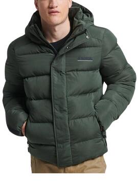 Veste Superdry Microfibre Sport Vert Homme