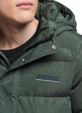 Veste Superdry Microfibre Sport Vert Homme