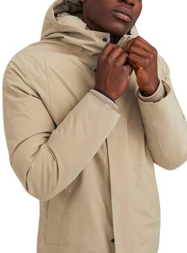 Veste Jack & Jones Blakeen Beige pour Homme