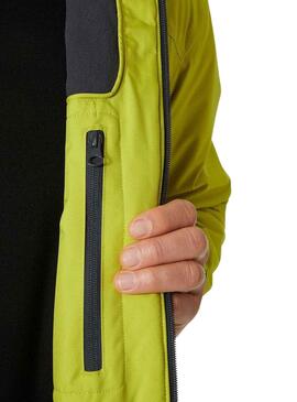 Veste Helly Hansen Crew Midlayer Vert Homme