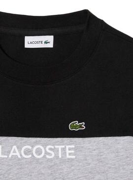 T-Shirt Lacoste Couleur Block Gris pour Garçon Fille