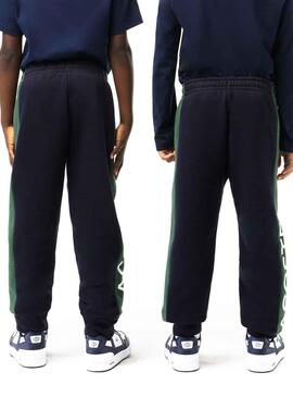 Pantalon Lacoste Survêtement Bleu Marine Garçon Fille