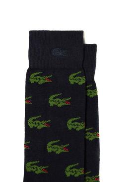 Chaussettes Lacoste Chaussettes Bleu Marine pour Femme