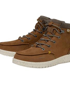 Bottines Hey Dude Bradley Marron pour Homme