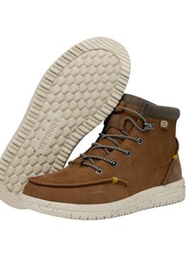 Bottines Hey Dude Bradley Marron pour Homme
