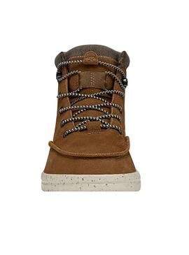 Bottines Hey Dude Bradley Marron pour Homme